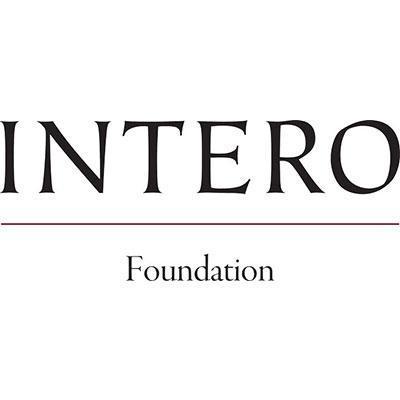 The word "INTERO" appears in large black letters above a thin horizontal line, with "Foundation" written below. The background is plain white.