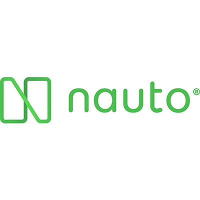 The logo features a stylized green "N" followed by the text "nauto®" in lowercase, set against a white background.
