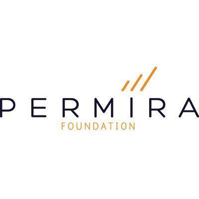 Logo featuring the text "PERMIRA FOUNDATION" in capital letters, with "PERMIRA" in bold black and "FOUNDATION" in orange beneath it, set on a plain white background.