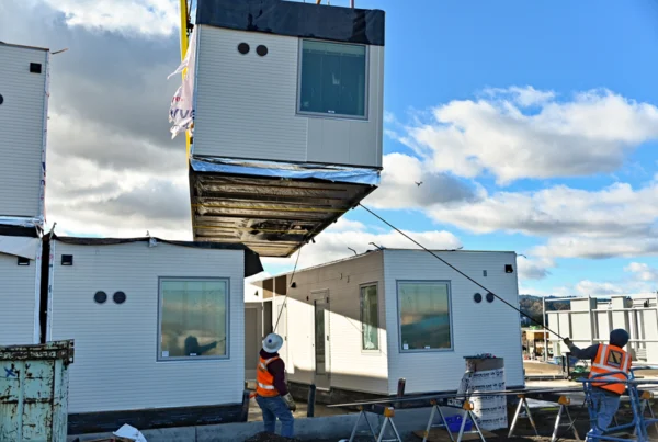 Navigation Center Contruction in Redwood City