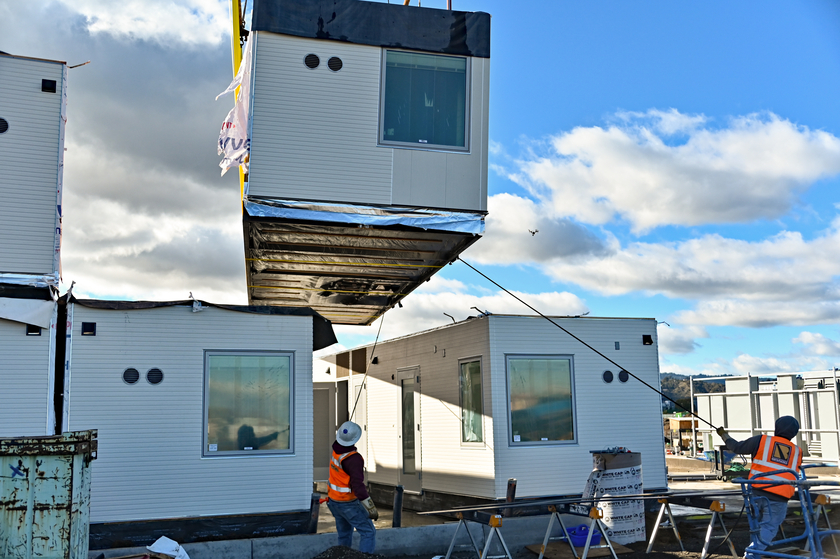 Navigation Center Contruction in Redwood City