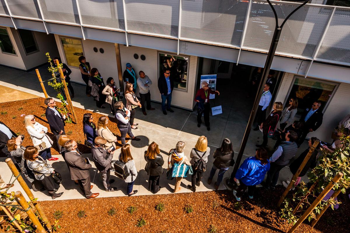 San Mateo County celebrates new 240-unit navigation center