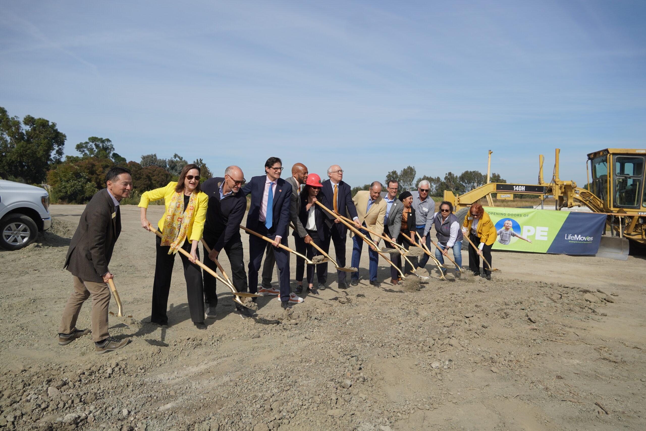 Officials Break Ground on Homekey Palo Alto