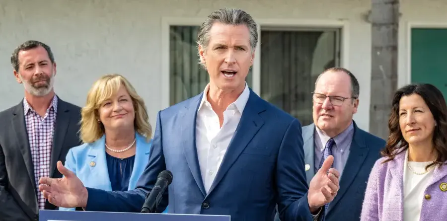 Gov. Newsom opening a HomeKey Site